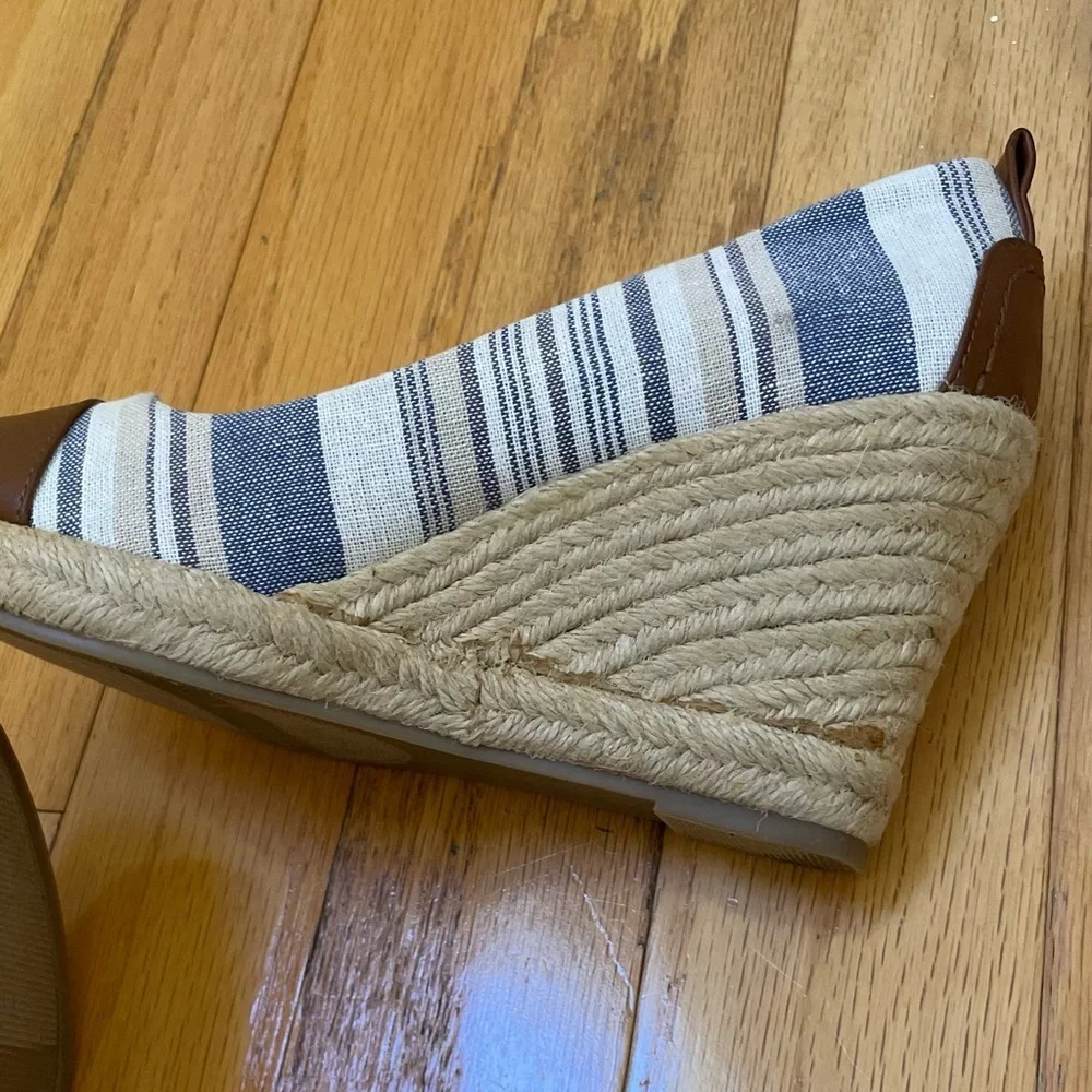 G. H. Bass Kaitlyn Espadrille Wedge Shoes 7M